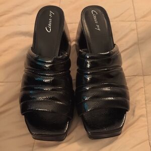 CIRCUS BY SAM EDELMAN Marlie Quilted Faux Leather Sandals